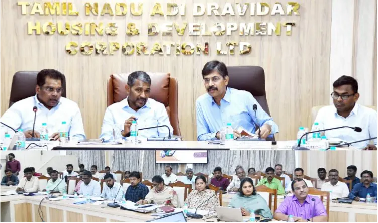 Review Meeting on Ongoing Housing Development Projects