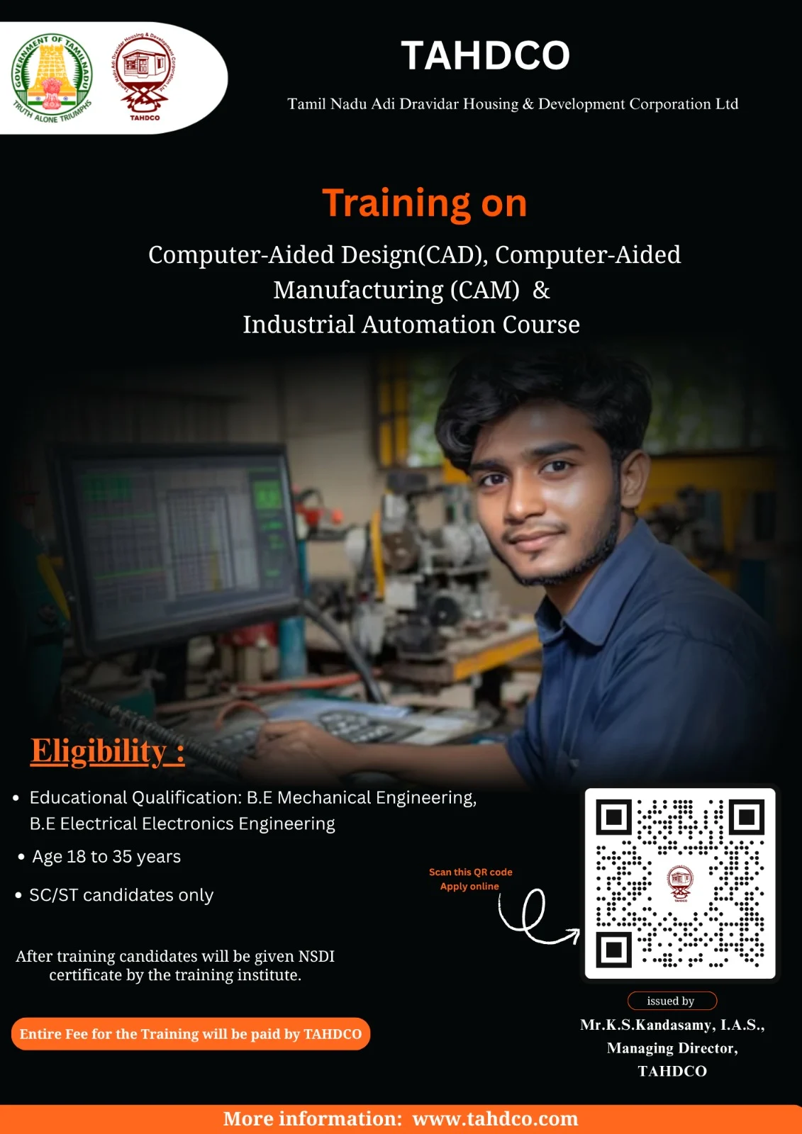 Training on CAD, CAM & Industrial Automation Course
